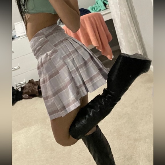 Forever 21 Plaid Mini Skirt Y2K - Picture 3 of 5